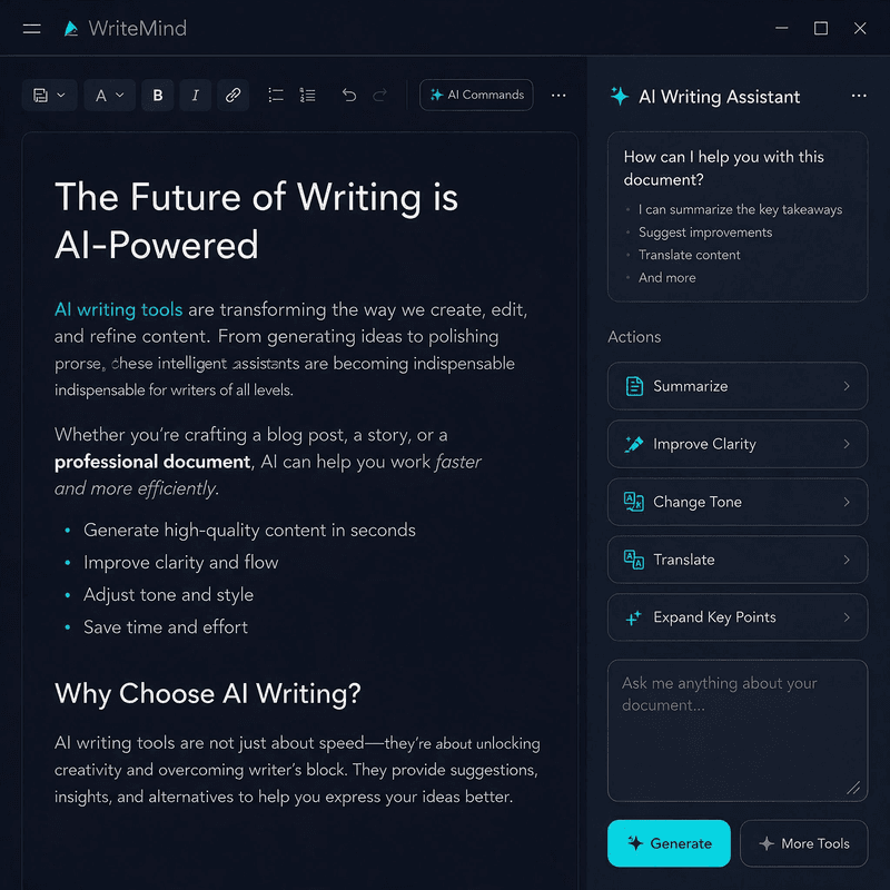 Signal Create — AI-assisted content editor